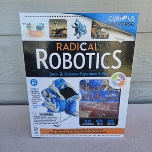 Curious Universe Radical Robotics Book & Science Experiment Kit STEM 8+